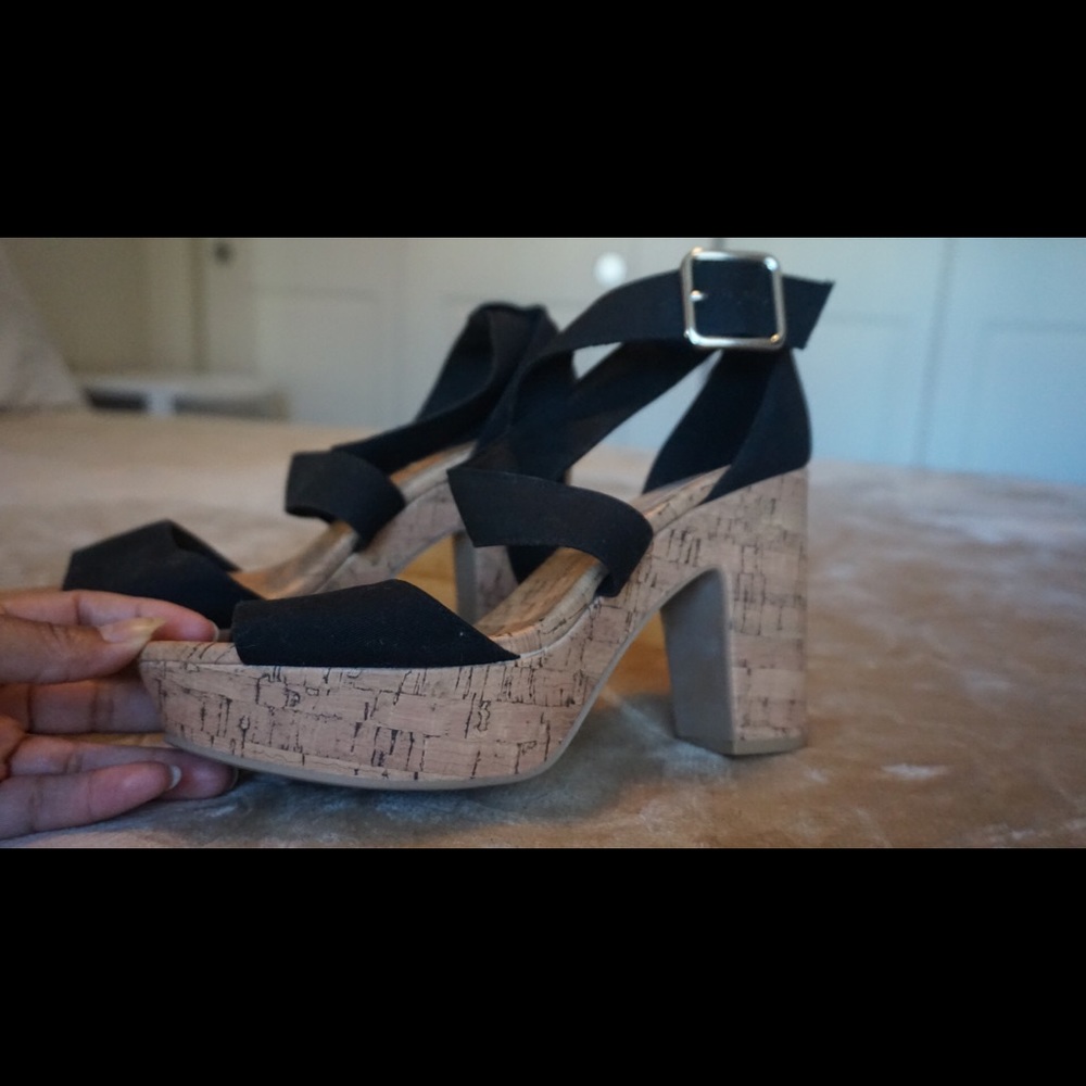 Black Strappy Sandals